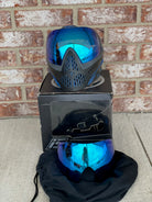 Used Dye I5 Paintball Goggle - Storm (Black w/Blue) with additional lens