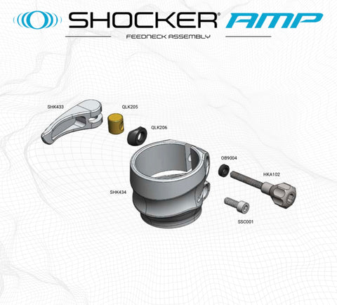SP Shocker Amp Feedneck Assembly Parts List - Pick the Part You Need!