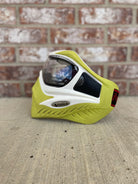 Used V-Force Grill Paintball Mask - SE White on Lime w/Visor