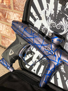 Used DLX Luxe 2.0 Oled Paintball Gun - Grey / Blue Splash LIMITED