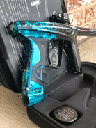 Used DLX Luxe Ice Paintball Gun - Blue Galaxy