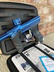 Used Dye DSR+ Paintball Gun - Polished Blue / Dust Silver