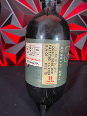 Used Dye Throttle Air 68/4500 Paintball Tank w/ Ninja Standard Regulator