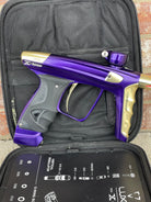 Used DLX Luxe X Paintball Gun - Polished Purple/Polished Gold - Anniversary Edition