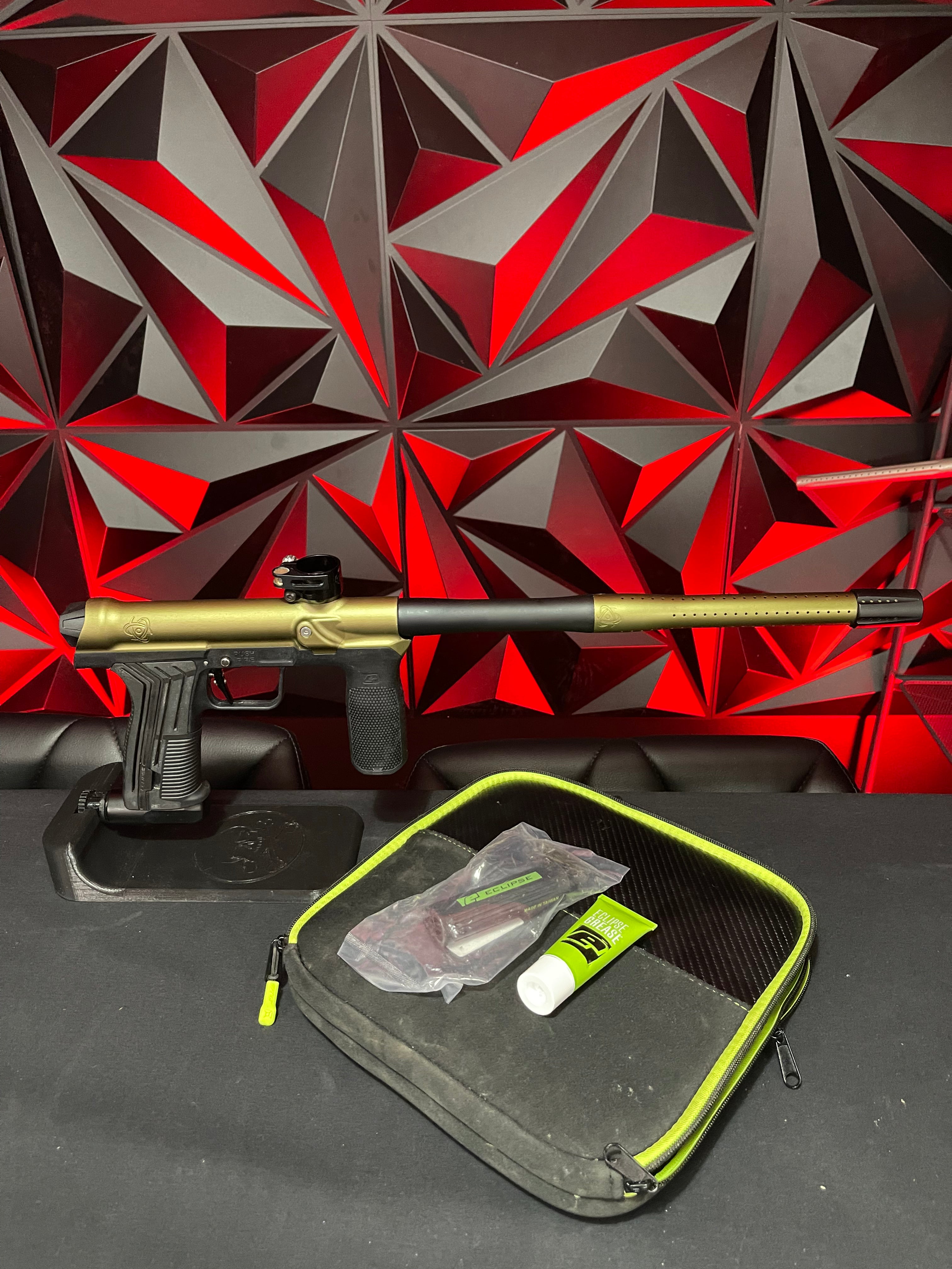 Inception Hand Gun Used Planet Eclipse/Inception Design FLE Emek 100 Paintball Gun - Oliv ...