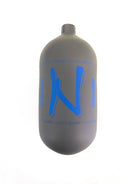 Ninja SL2 77/4500 "Matte Series" Carbon Fiber Paintball Tank BOTTLE ONLY - Grey/Blue