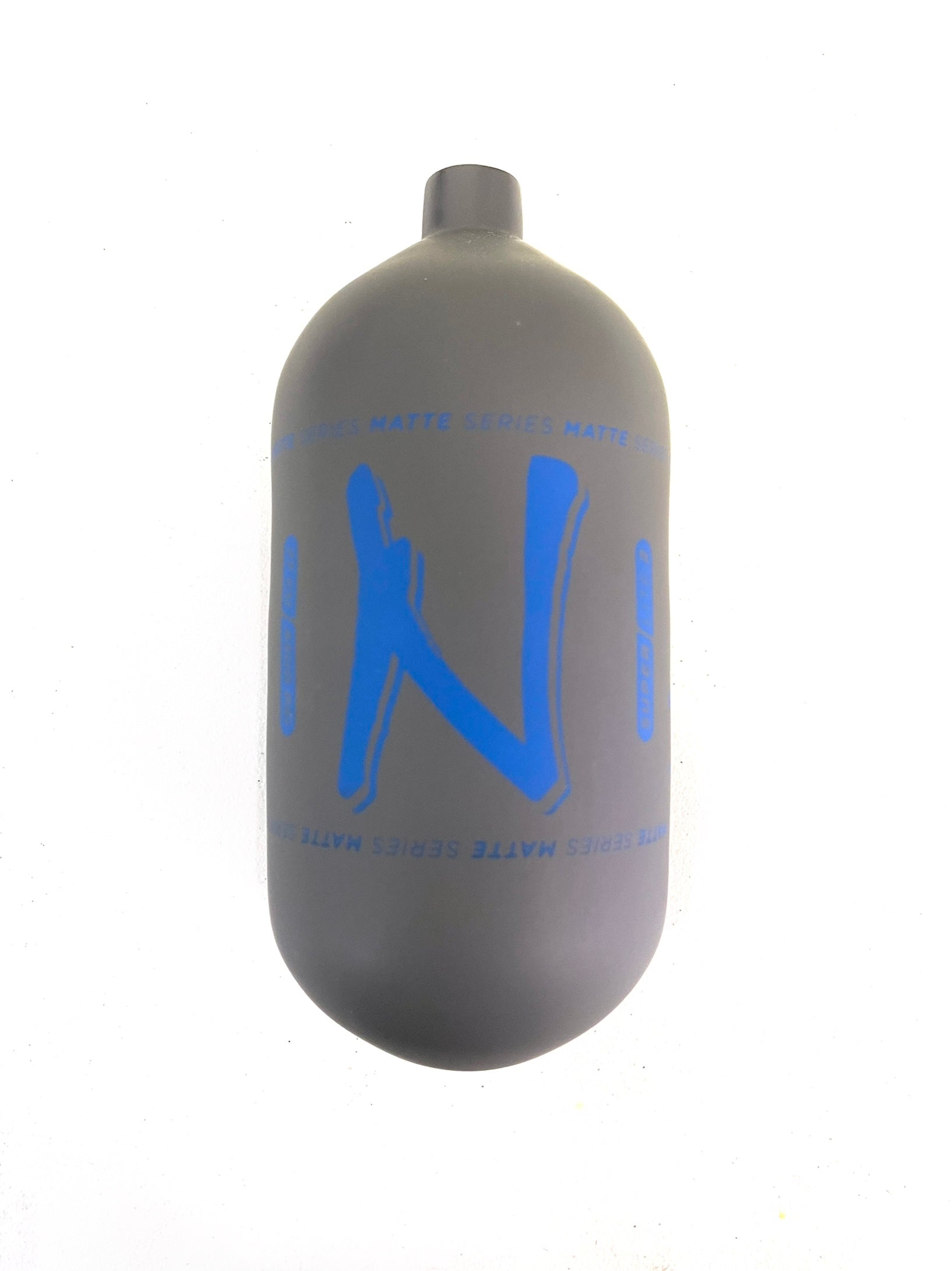 Ninja SL2 77/4500 "Matte Series" Carbon Fiber Paintball Tank BOTTLE ONLY - Grey/Blue