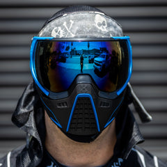 HK Army KLR Goggle - Royal (Black/Blue w Cobalt Lens)