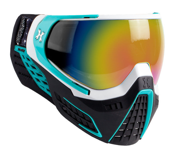 KLR Goggle Mist (White/Teal - Fusion Lens)