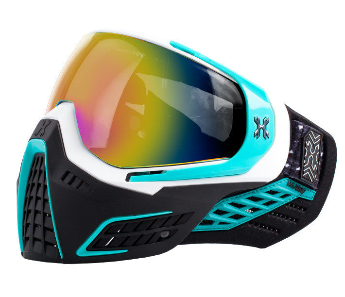 KLR Goggle Mist (White/Teal - Fusion Lens)