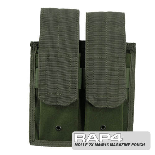OLIVE DRAB Double M4 / M16 Pouch