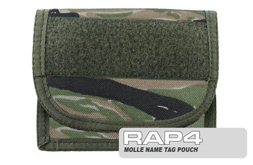 Name Tag Pouch Tiger Stripe