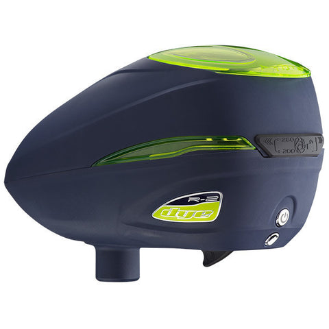 Dye Rotor R2 Paintball Loader - Navy / Lime