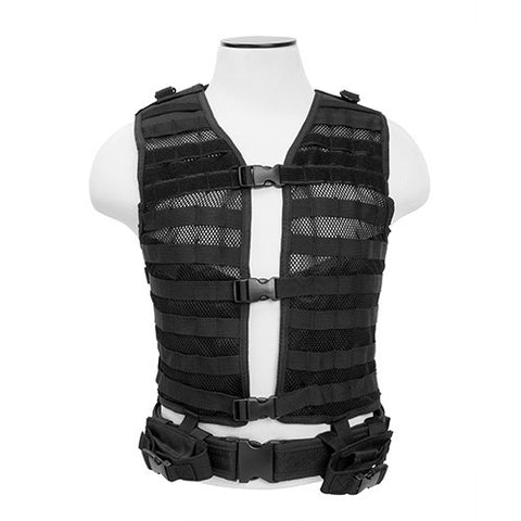 NCStar Pals / MOLLE Tactical Vest - Black