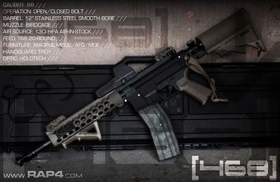 Troy TRX Extreme BattleRail 11 Inch Hand Guard (Black)