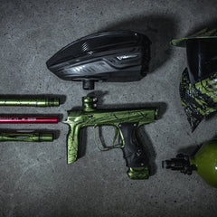 HK Army Shocker AMP Paintball Gun - Combat Splash (Olive/Black)