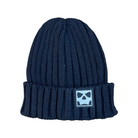 Infamous Knit Beanie -Ribbed Skull - Black