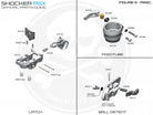 SP Shocker RSX Latch/Ball Detent/Feedtube Parts List - Pick The Part You Need!