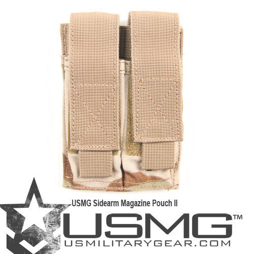 Double Sidearm Magazine Pouch Desert Camo