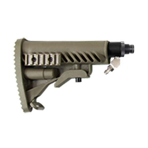 Solid Remote Line Adapter & M4 Ribcage Butt Stock Kit (Tan)