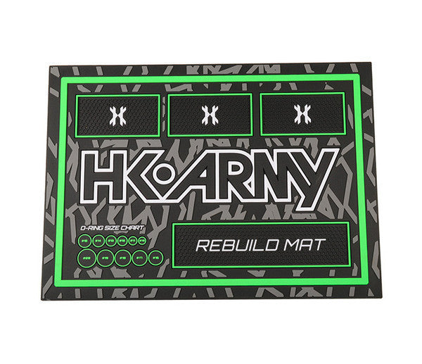 Rebuild Tech Mat - Black/Neon Green