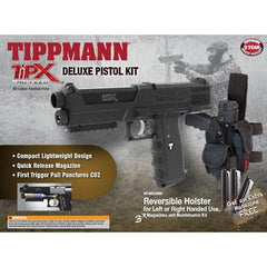Tippmann TiPX Tru-Feed .68 Paintball Deluxe Pistol Kit