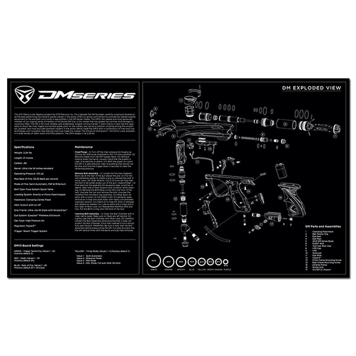 Tech Mat - DM Series - 22.5" x 13"