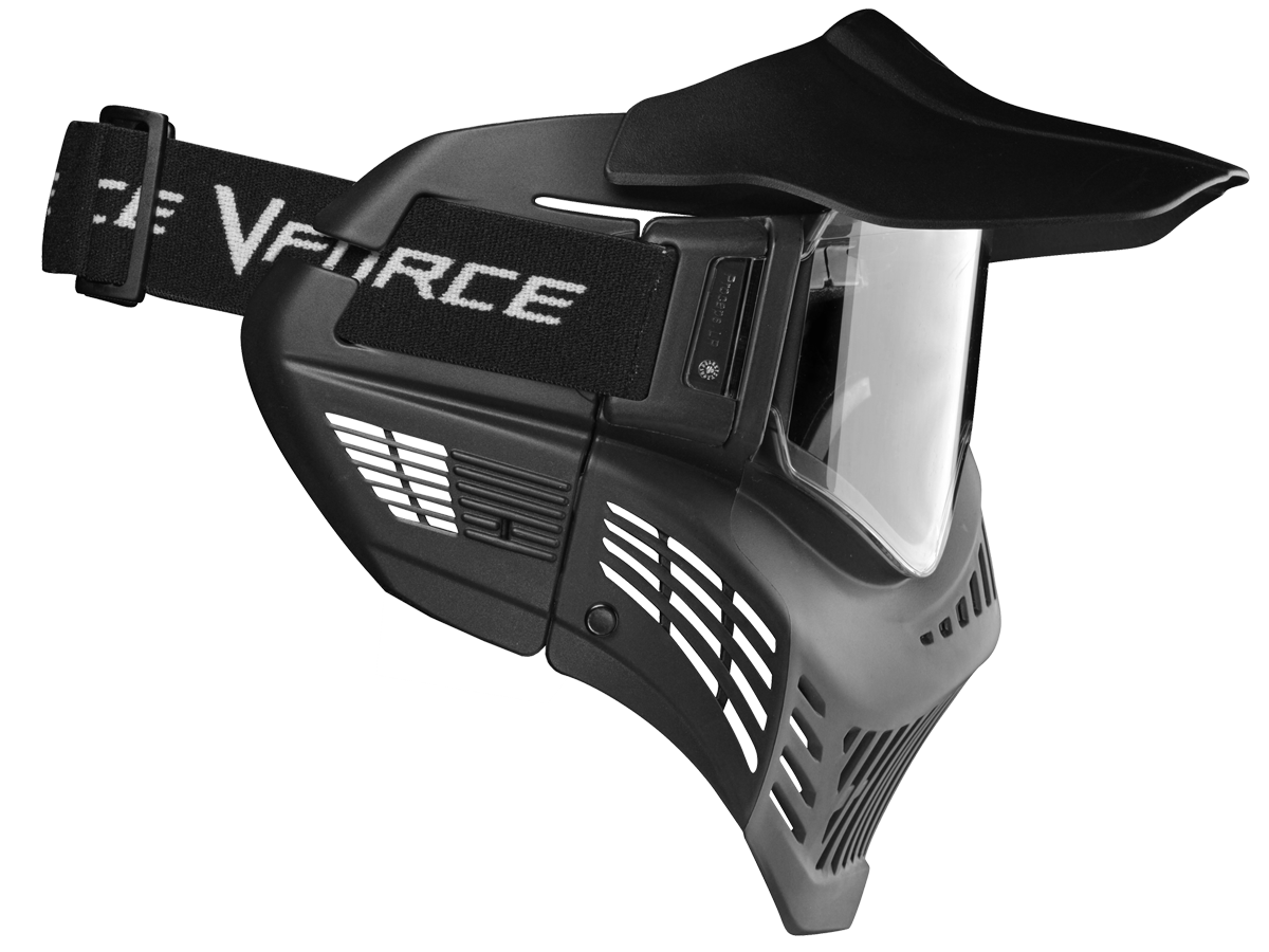 V-Force Armor Paintball Mask - Black - Single Lens