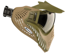 V-Force Profiler Paintball Mask - Dual Olive Drab / Tan