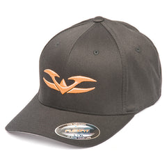 Hat - Flex Fit - Valken V Logo S/M Neon Orange