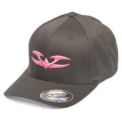 Hat - Flex Fit - Valken V Logo Neon Pink