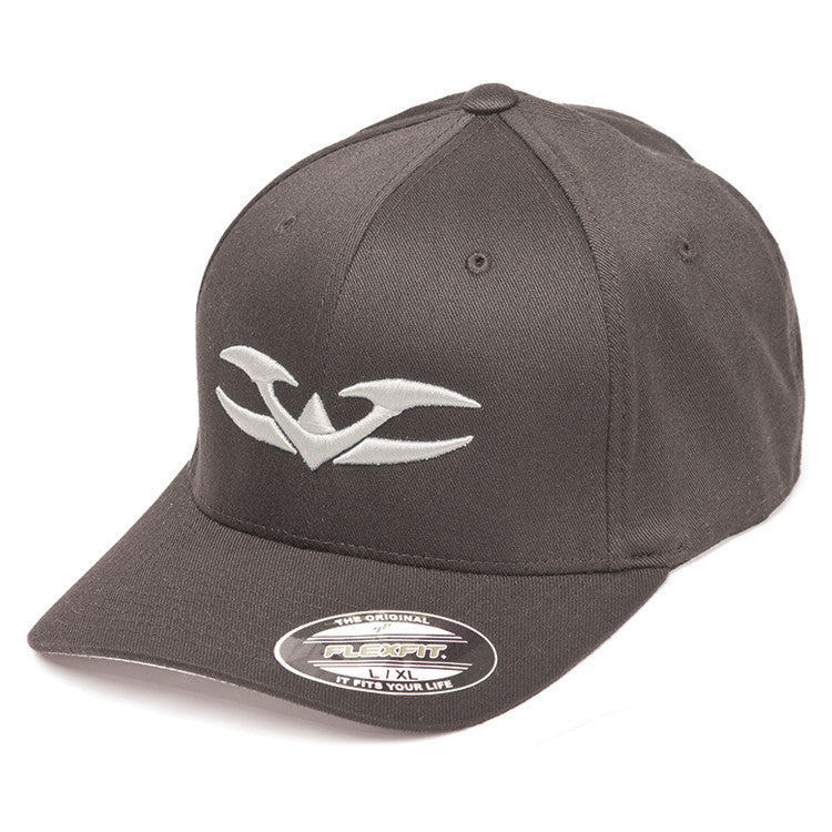 Hat - Flex Fit - Valken V Logo White