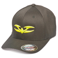 Hat - Flex Fit - Valken V Logo Neon Yellow